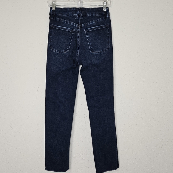 Good American Always Fit Good Classic Slim straight Jean Indigo Wash 6-12 - Picture 8 of 16